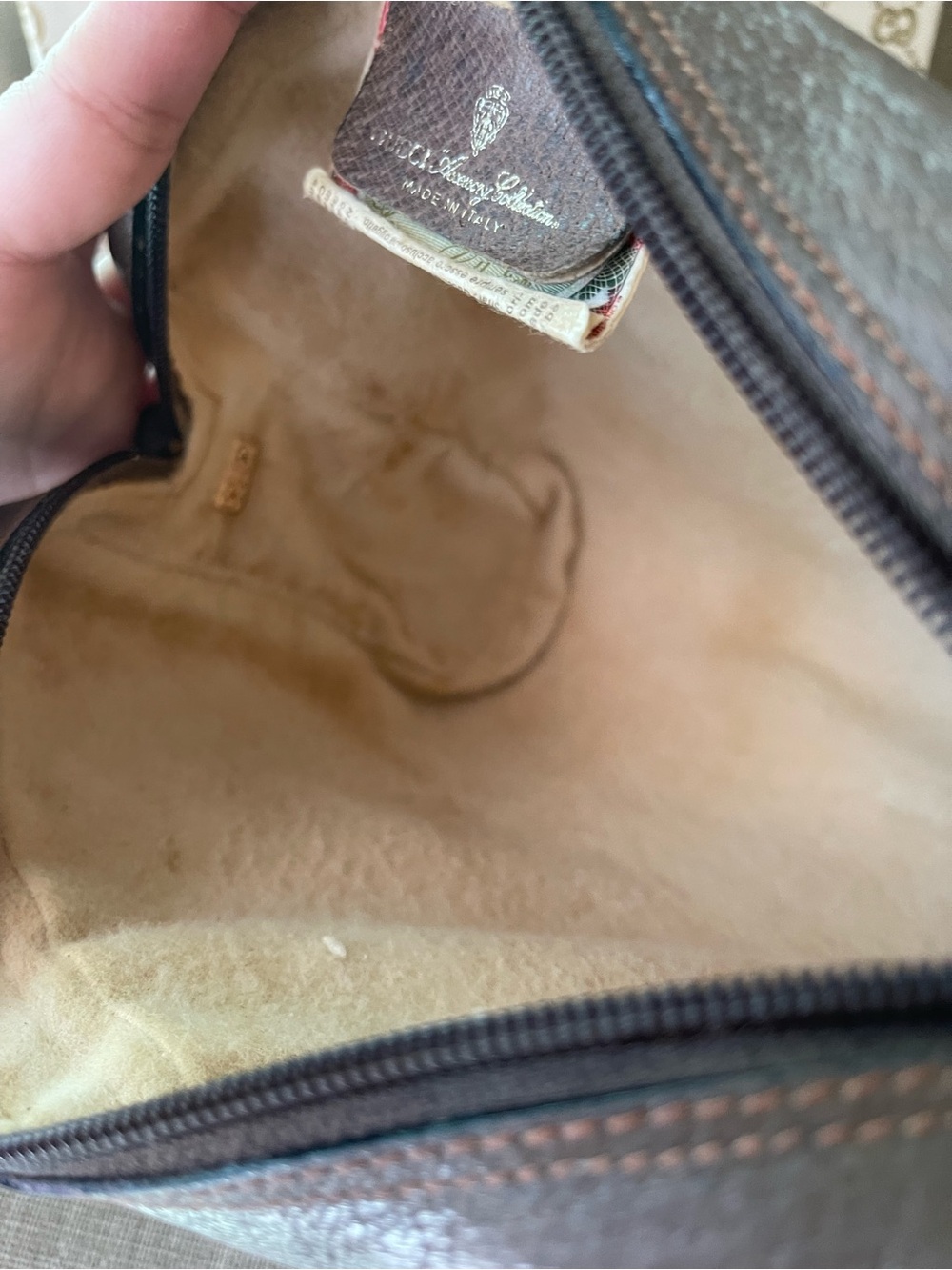 Authentic Gucci web sherry line clutch crossbody bag 89.01.012 - Picture 10 of 14